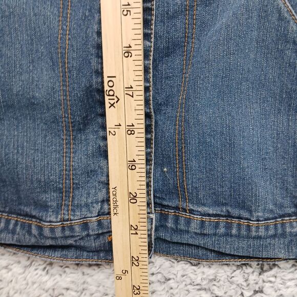 Liz Claireborne Villager Stretch Denim Jacket Women's 14. Five Pockets.......... - Picture 8 of 10